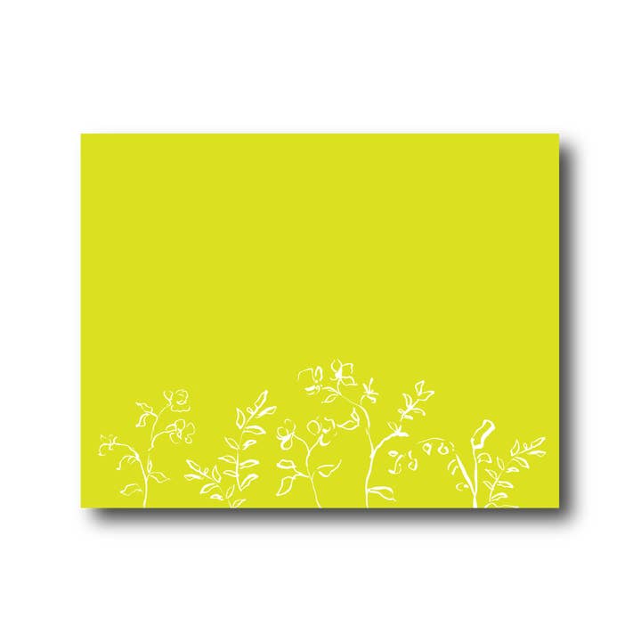 Chartreuse Chinoiserie Boxed Stationery Set for wholesale by Peyton's Post