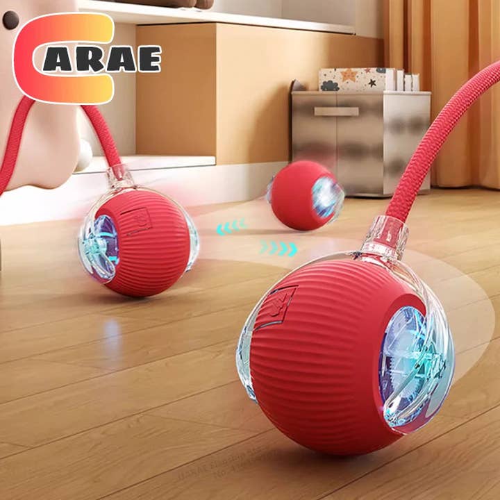 DIYSTORE – wholesale Pet toy – Cat – Cat Interactive Ball Toy, Automatic Rolling Ball with Tail, Rechargeable Smart Pet Interactive Toy, Intelligent Mouse for Cat