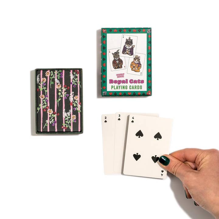 Union Square & Co. - Wholesale Card Game - Royal Cats Playing Cards By Carly Beck
