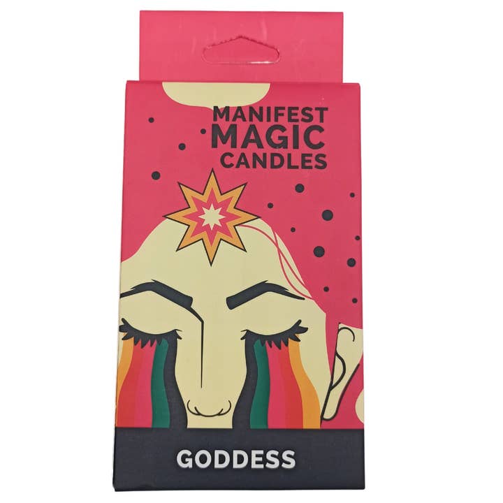 Ancient Wisdom - Wholesale Tapered Candle/Candlestick - Manifest Magic Candles (set of 12) - Goddess1