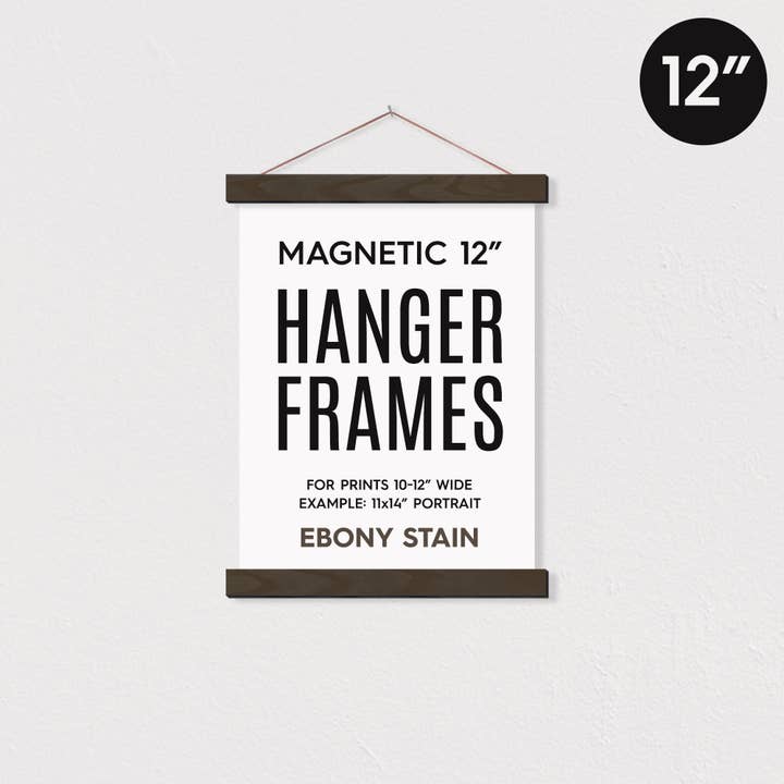 Hanger Frames - Wholesale Picture Frame - 12" MAGNETIC Poster Hanger Frame™1