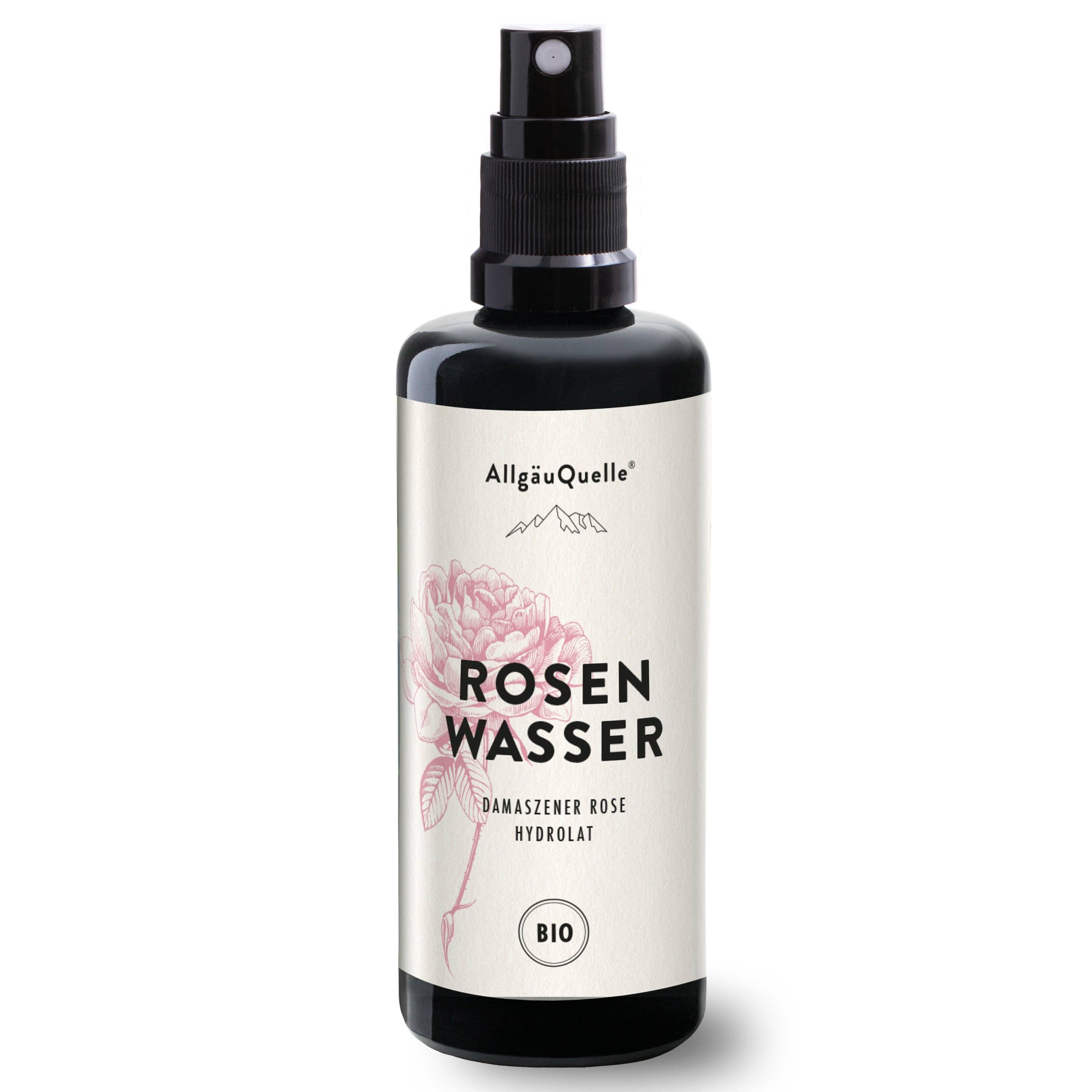 Allgäuquelle Naturprodukte GmbH - Wholesale Face & Body Mist/Water - Damascus Rose Rose Rose Water 100ml1