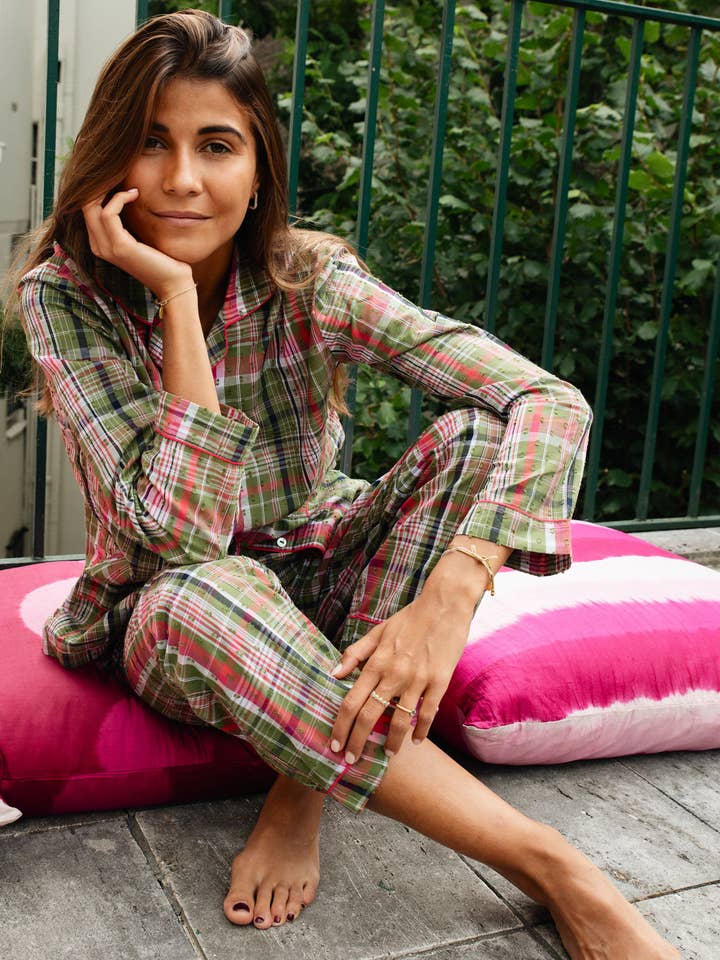 GERMAINE DES PRES - Wholesale Sleepwear Set - Women's - Camille Madras pajamas0