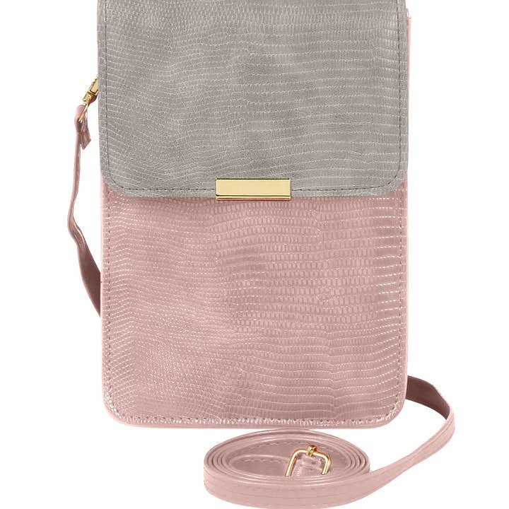 Kaleidoscope Accessories - Wholesale Crossbody Bag - Women's - Crossbody Twotone Armadillo Print Bag, 4 Assorted3