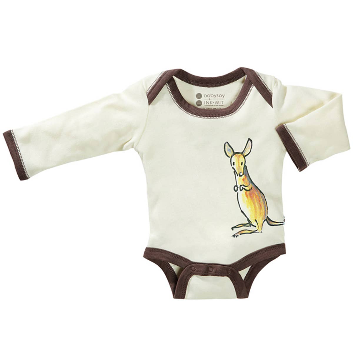 babysoy Inc - Wholesale Bodysuit (Non-Footed) - Baby - Babysoy Jane Goodall Animal Bodysuit8