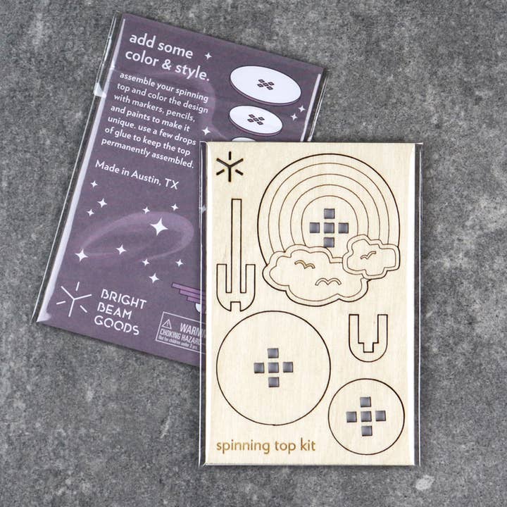 Bright Beam Goods - Vente Kit de bricolage - Kit de toupie du système solaire2