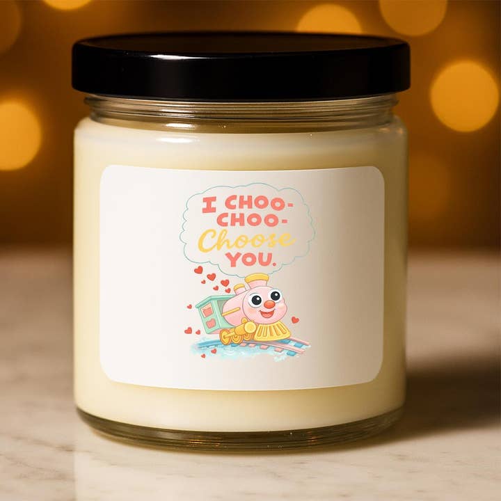 I Choo Choo Choose You Candle Valentine's Day Funny Gift for wholesale by Capytini