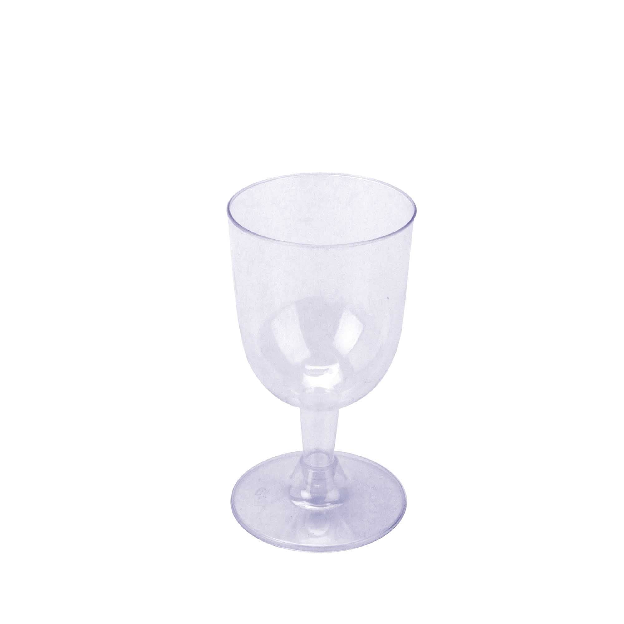 Portofino International Trading, USA - Wholesale Wine Glass - Plastic Wine Glass 4.75" -  Pack of 123