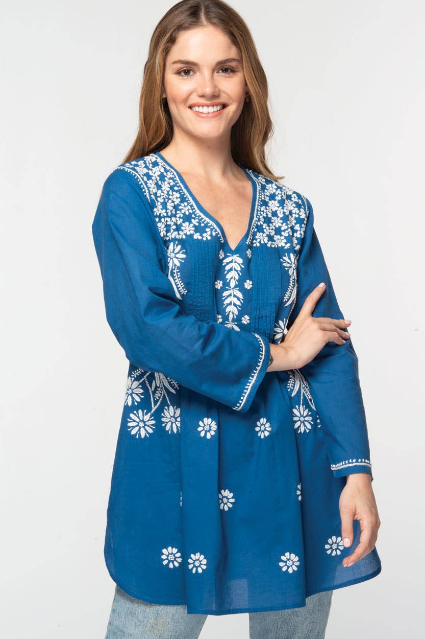 Sevya Handmade - Wholesale Tunic - Women's - Divya Hand-Embroidered Cotton Tunic12