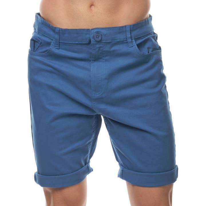 Herren Chino-Bermuda in Indigo Regular Fit für den Großhandel von HOPENLIFE
