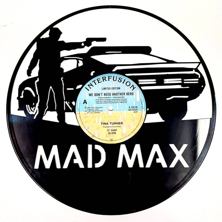 Vinyl Record Art - Mad Max for wholesale by Broken Record