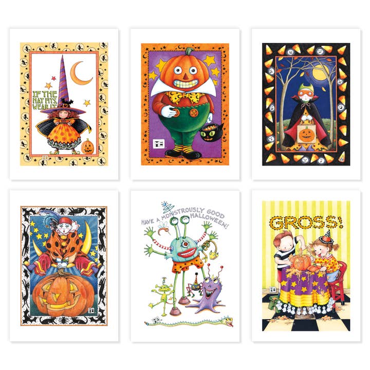 Mary Engelbreit Studios - Wholesale Postcard Set - Spooky & Sweet Postcards