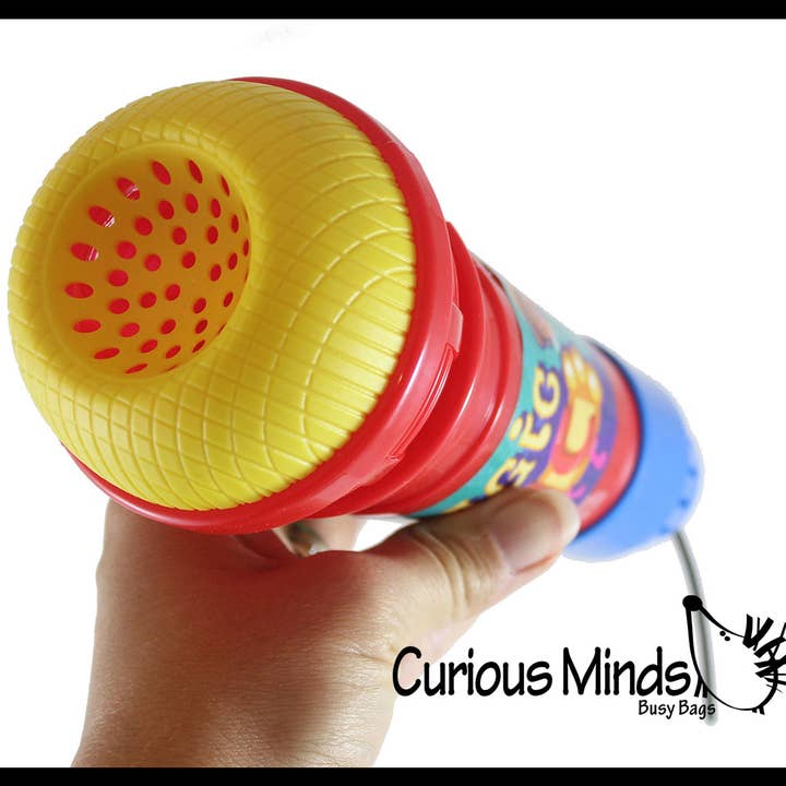 Curious Minds Toys - Vendita all'ingrosso Set di giocattoli - Bambini - 1 Magic Mic - Microfono da riproduzione - Giocattolo Echo No Batteries