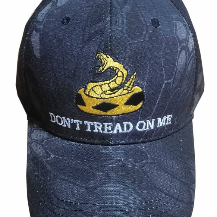 I Love My Freedom - Wholesale Baseball Cap - Unisex - Don't Tread On Me Hat (Black Boa Camo)