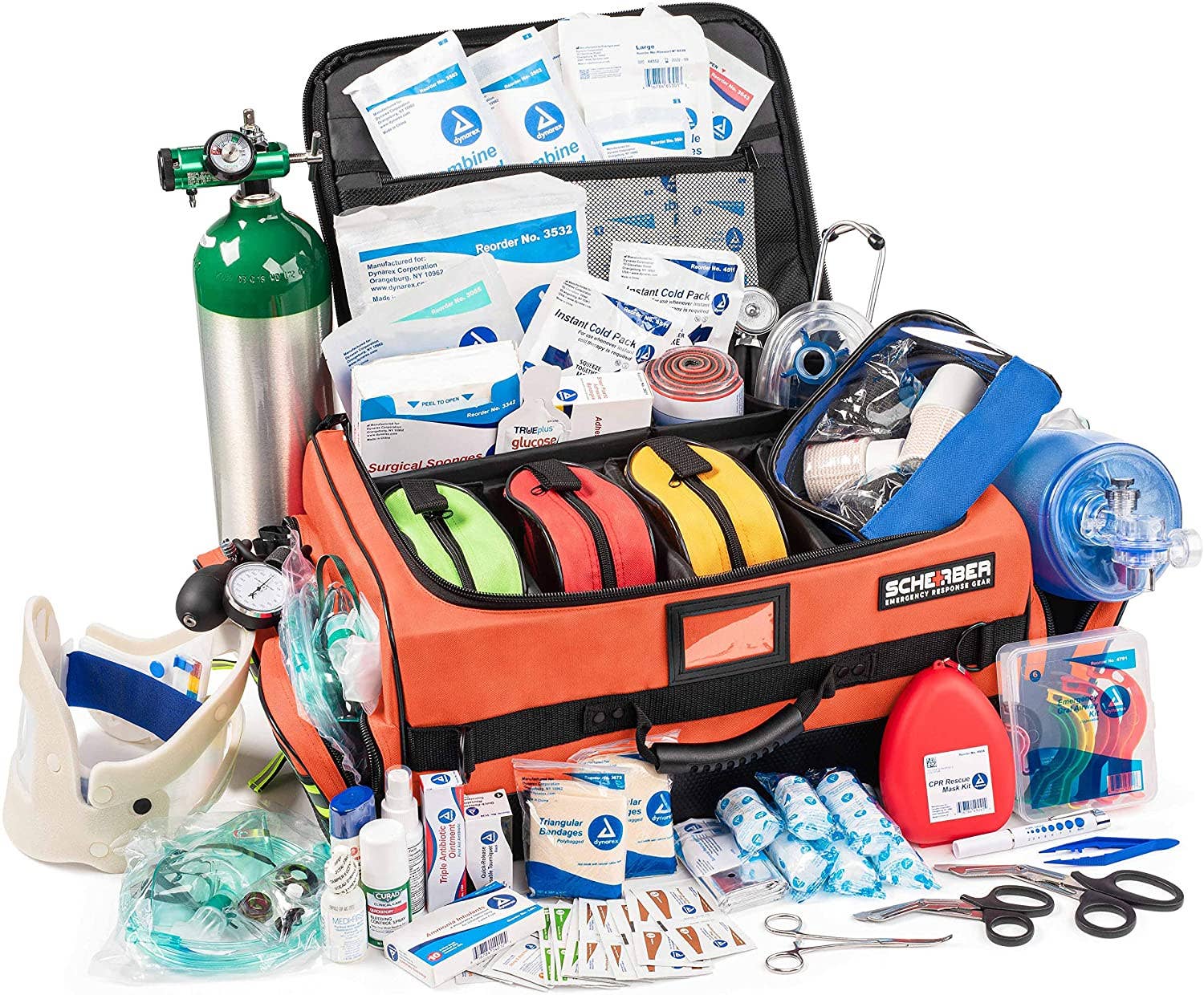 Scherber - Wholesale First Aid Kit - Scherber Ultimate First Responder Trauma kit O2 - Fully Stocked