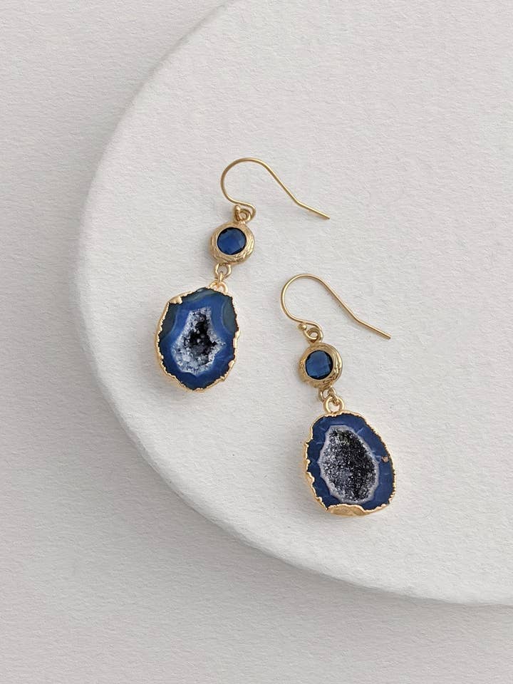 Gocce di Geode | Più Colori per la vendita all'ingrosso da parte di Nuance Jewelry