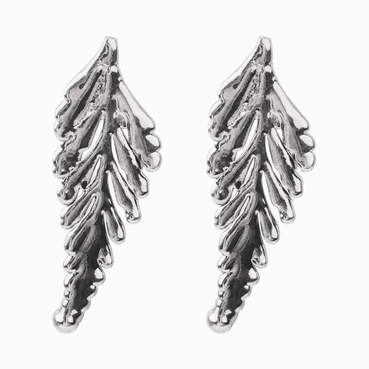 INAJA 18 Carat Recycled Black Gold Plated Handmade Earrings for wholesale by PureLeaf