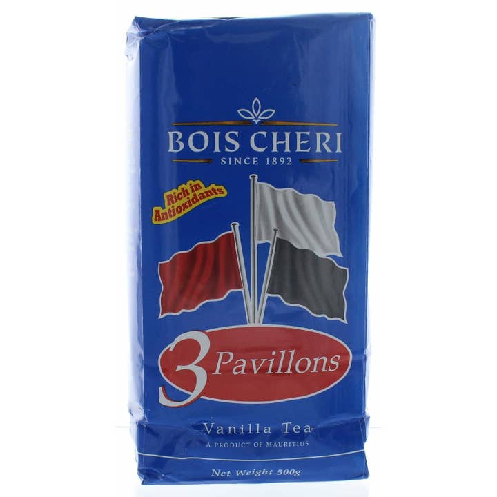 Bois Cheri Trois Pavillons - Vanilla Flavor - Loose Black Tea (500g) for wholesale by Taste of Paradise