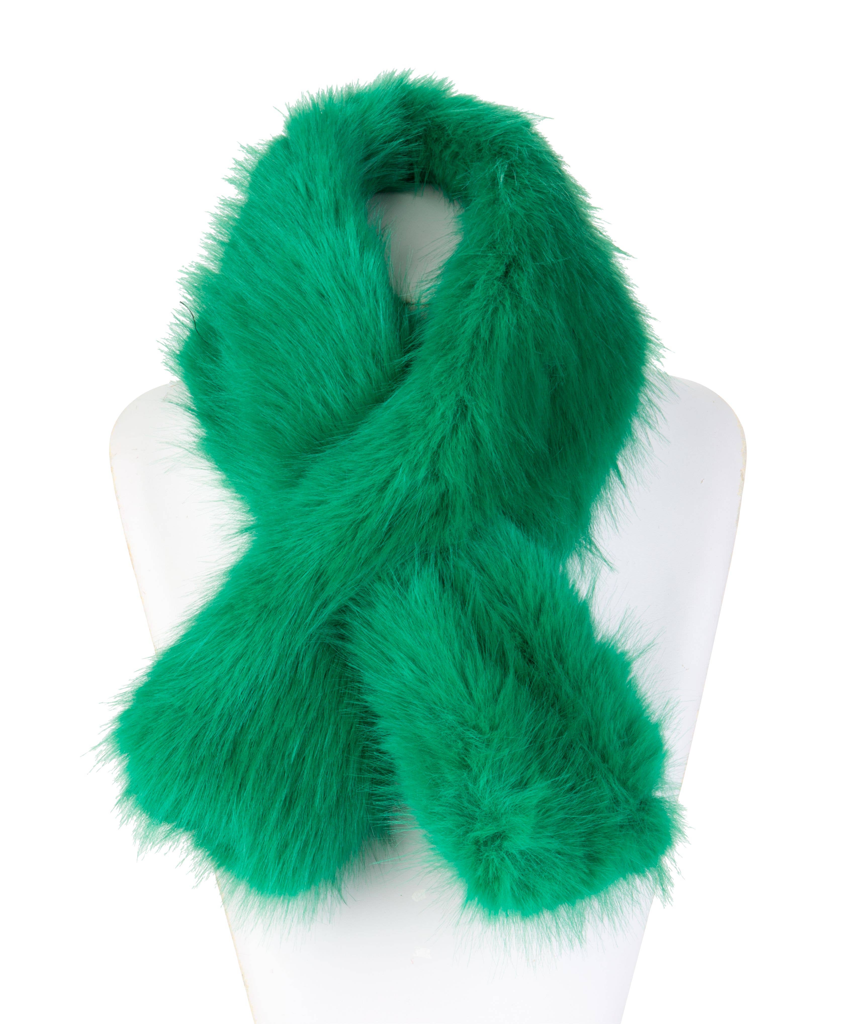 Kaleidoscope Accessories - Vente Écharpe – femme - Écharpe à col rond en fausse fourrure de renard, 6 assorties4