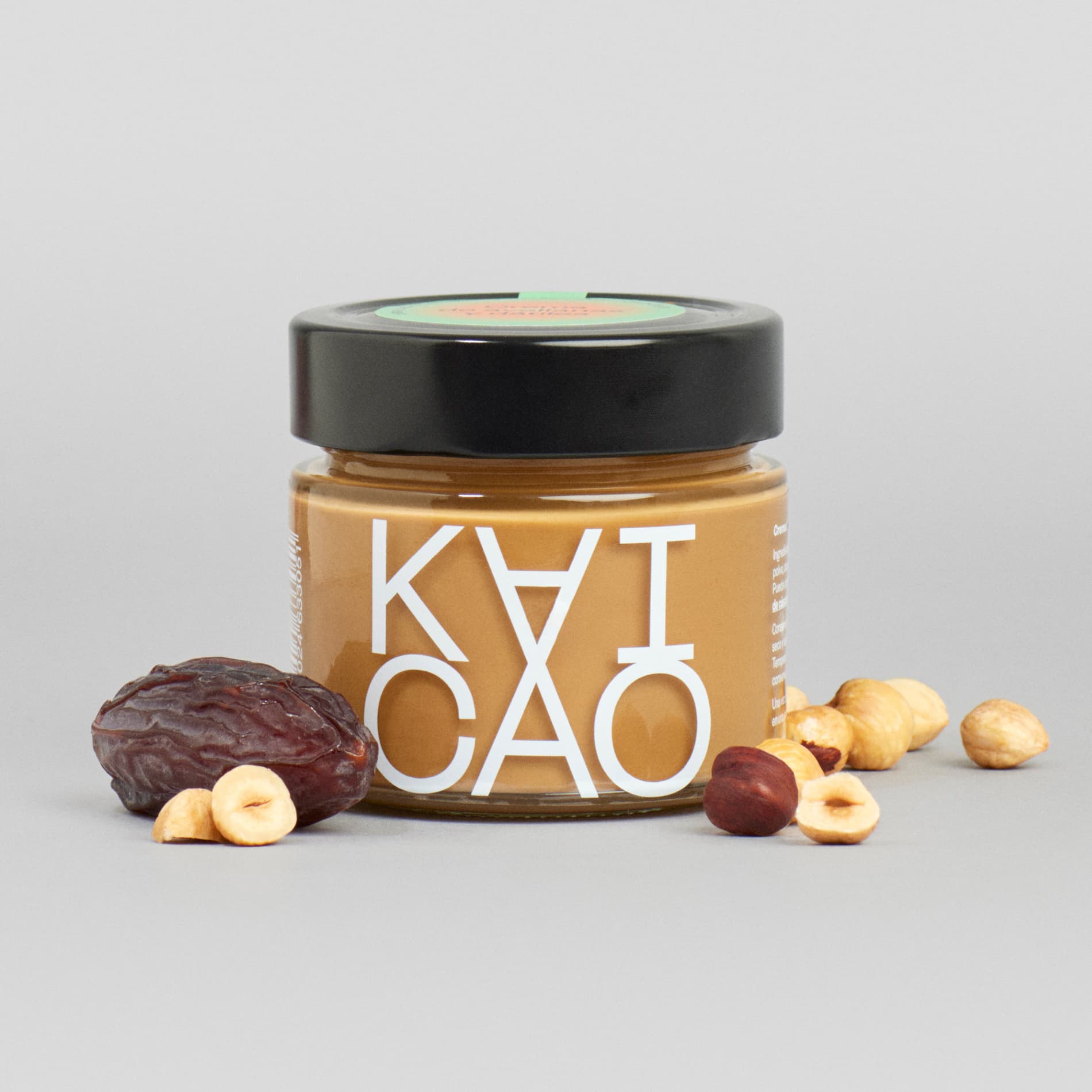 KAICAO – wholesale Nötsmör – Krispig hasselnöts- och dadelspread2