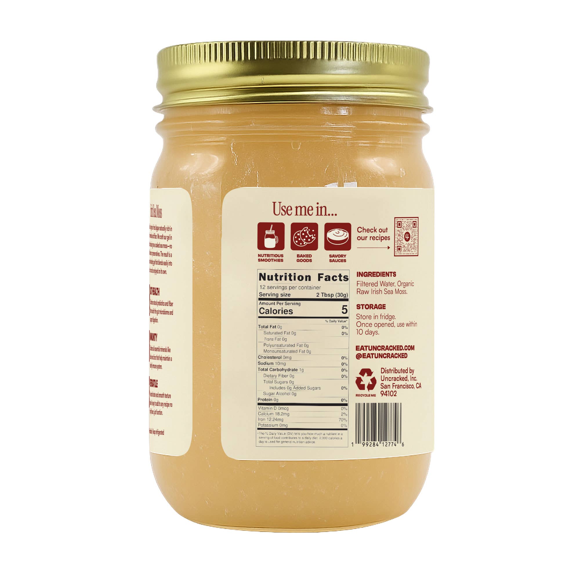 Uncracked - Wholesale Oral Supplement/Vitamin - Pure Sea Moss Gel2