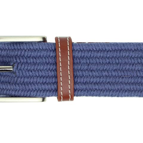 Cinto Elástico Azul Algodão por atacado de DIBI