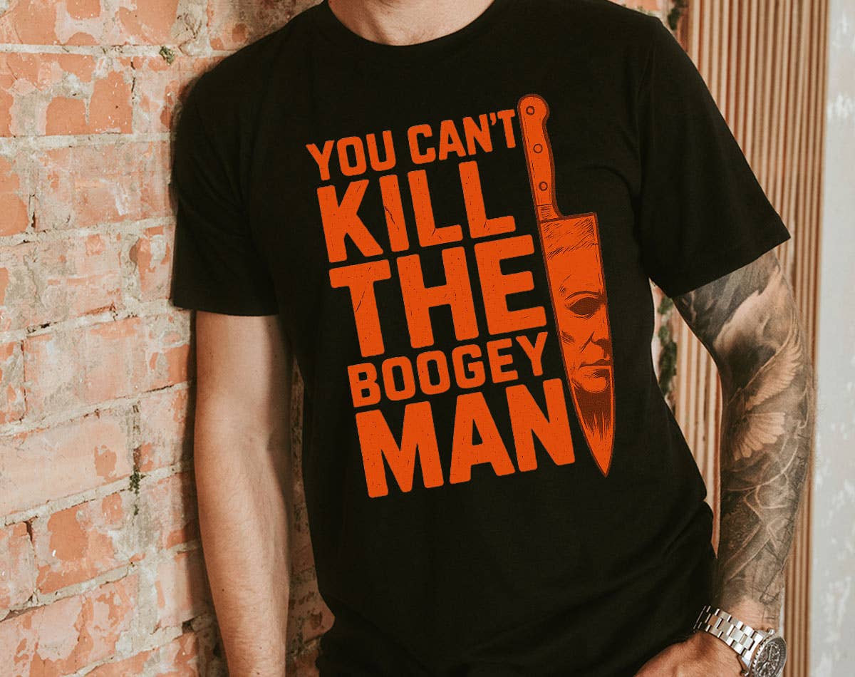 House Of Rodan - Wholesale T-Shirt (Graphic) - Men's - You Can't Kill The Boogey Man Halloween T-Shirt1