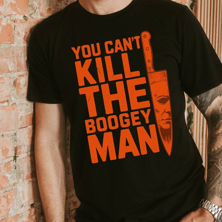 House Of Rodan - Wholesale T-Shirt (Graphic) - Men's - You Can't Kill The Boogey Man Halloween T-Shirt1