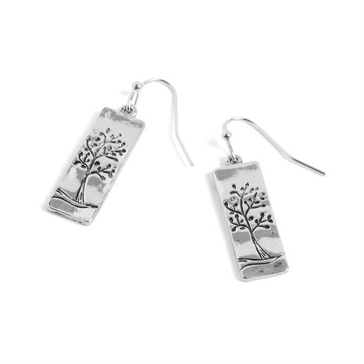 Rectangle Tree Earrings for wholesale by Whispers