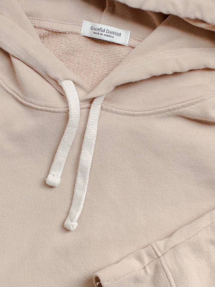 Graceful District - Wholesale Hoodie - Women's - Almond Chateau Hoodie3