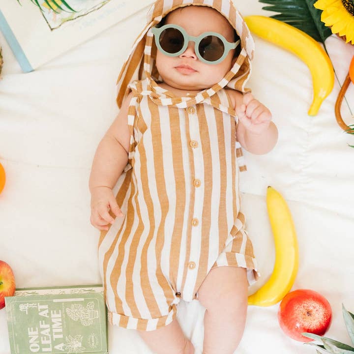 Stripe Playsuit for wholesale by Little Tijn - BohoPanna NL