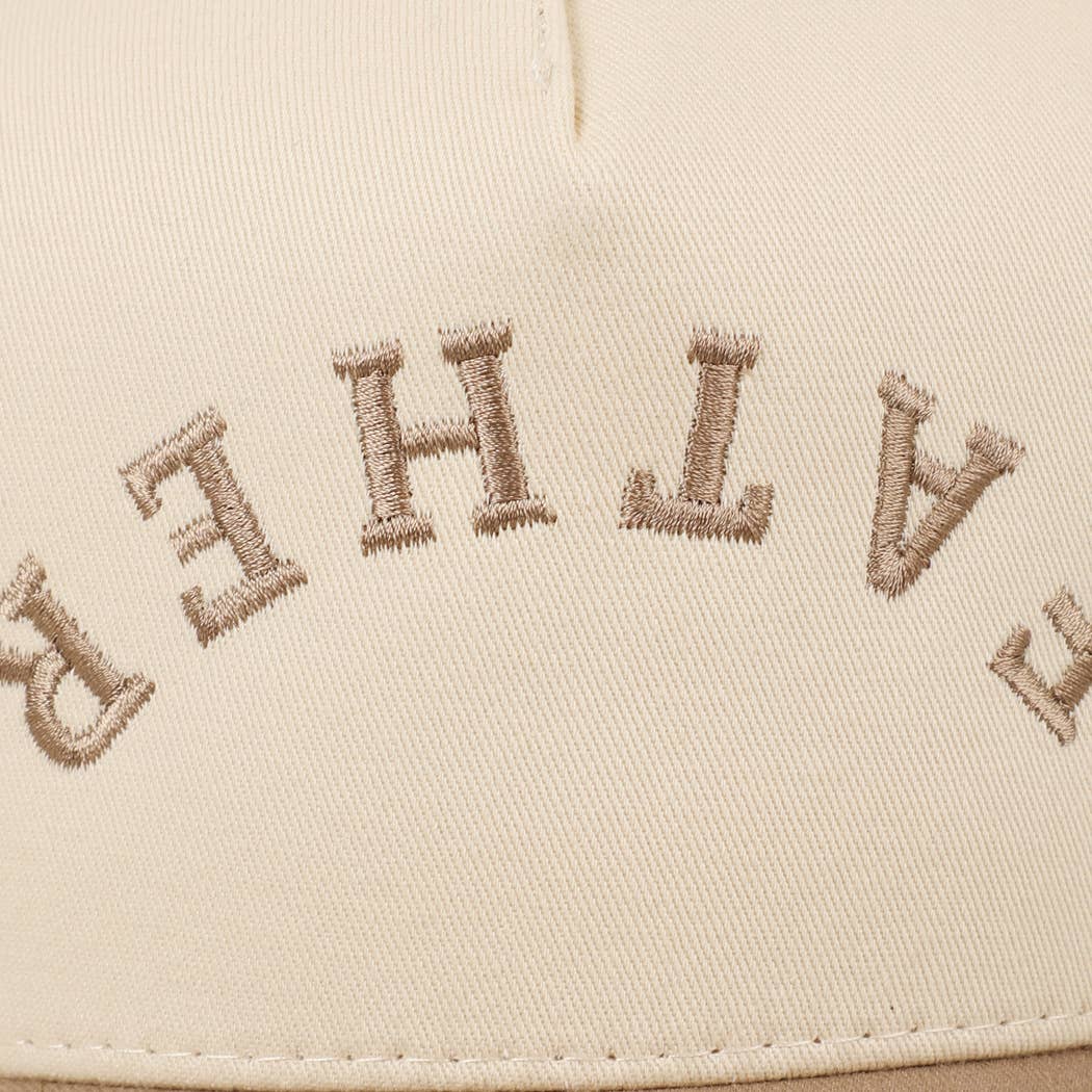 Fashion City - Wholesale Baseball Cap - Men's - 	
FATHER Upside Down Embroidery Two-Tone Cap1