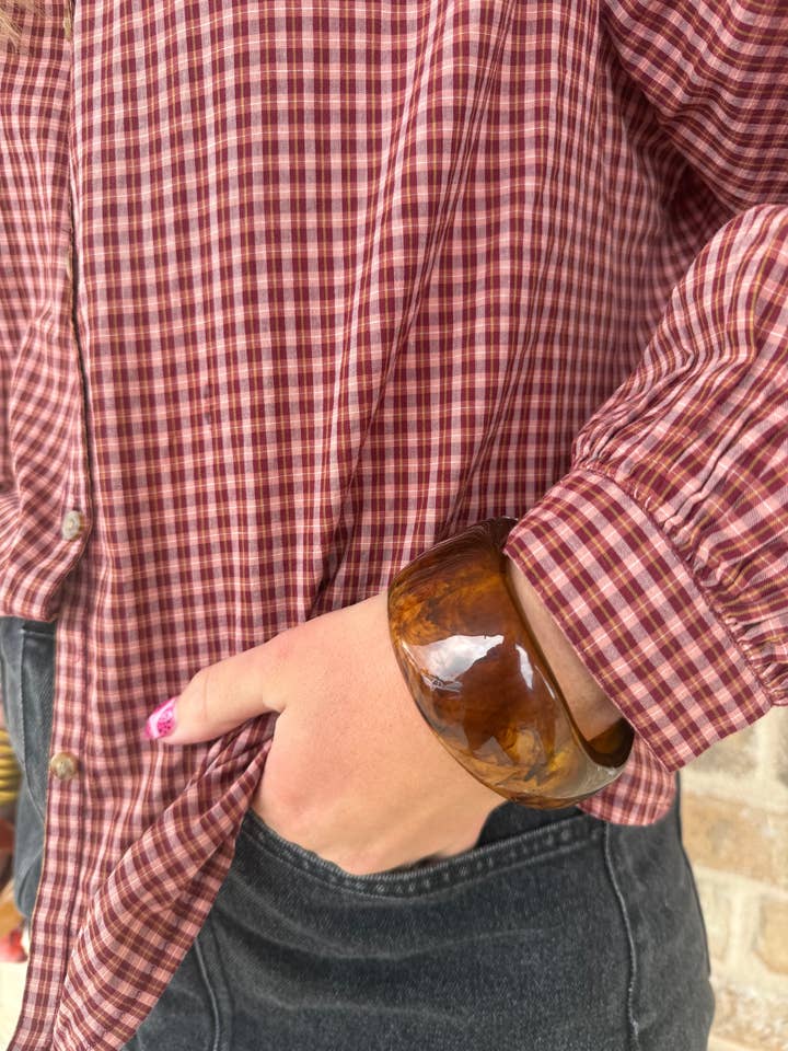 TORTISE BANGLE BRACELET for wholesale by Triple Play Jewelry