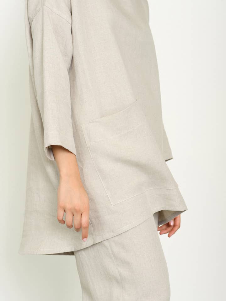 Alloa Casale - Wholesale Tunic - Women's - Long Sleeve Utility Tunic3