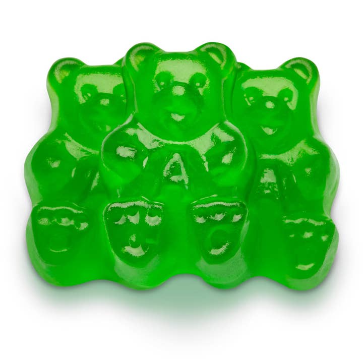 Grandpa Joe's Candy Shop - Wholesale Gummy - Albanese Gummi Bear Green Apple, 5lb Bag