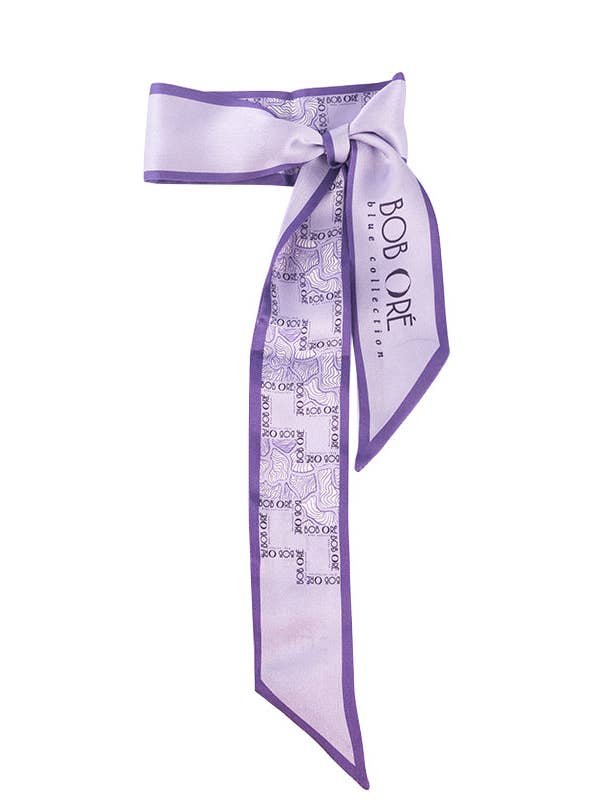 Foulard in Seta Twilly, Periwinkle per la vendita all'ingrosso da parte di Bob Ore Blue Collection