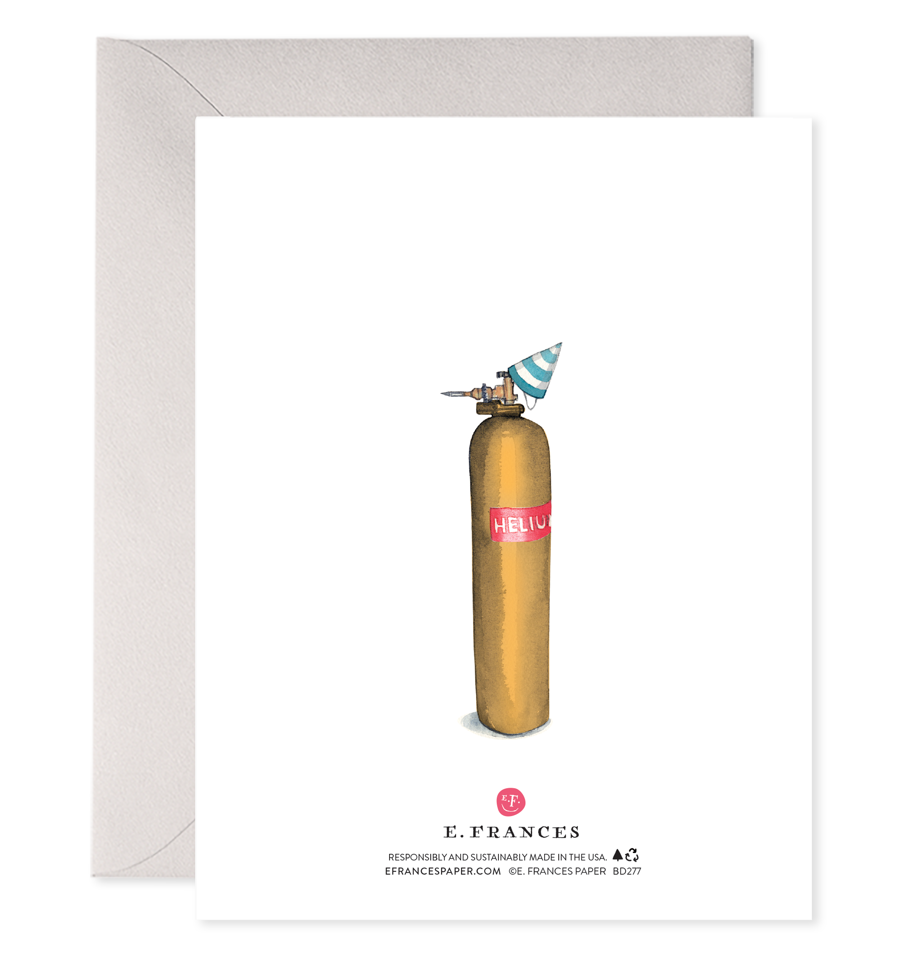 E. Frances Paper - Wholesale Birthday Card - Helium 70 Birthday Greeting Card1