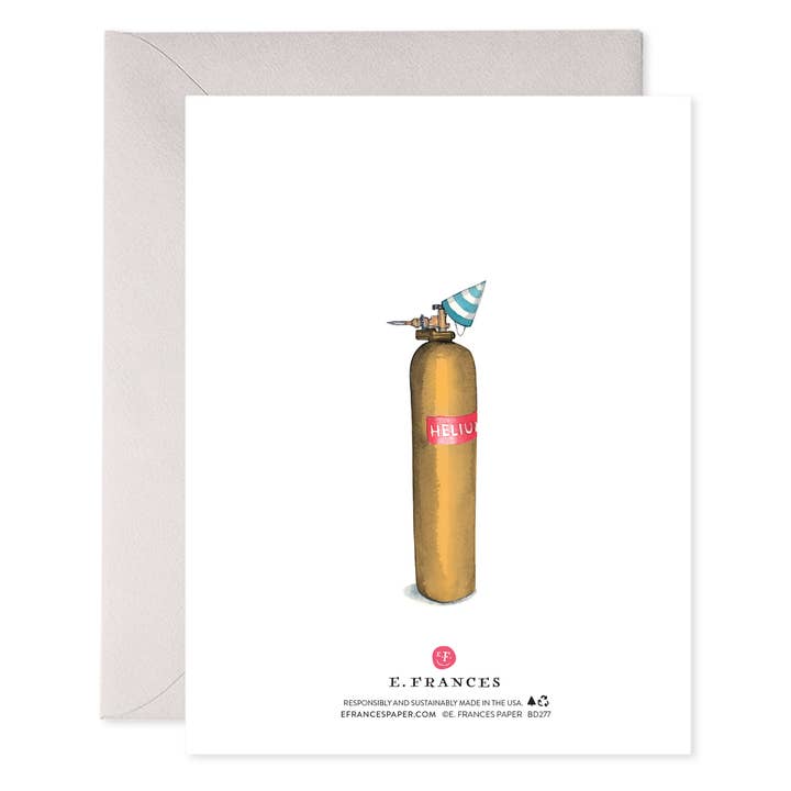 E. Frances Paper – wholesale Birthday card – Helium 70 Birthday Greeting Card1