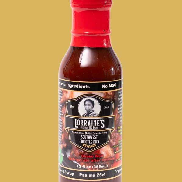 Lorraine's Premium BBQ Sauce – wholesale BBQ-sås – Southwest Chipotle Kick BBQ-sås1