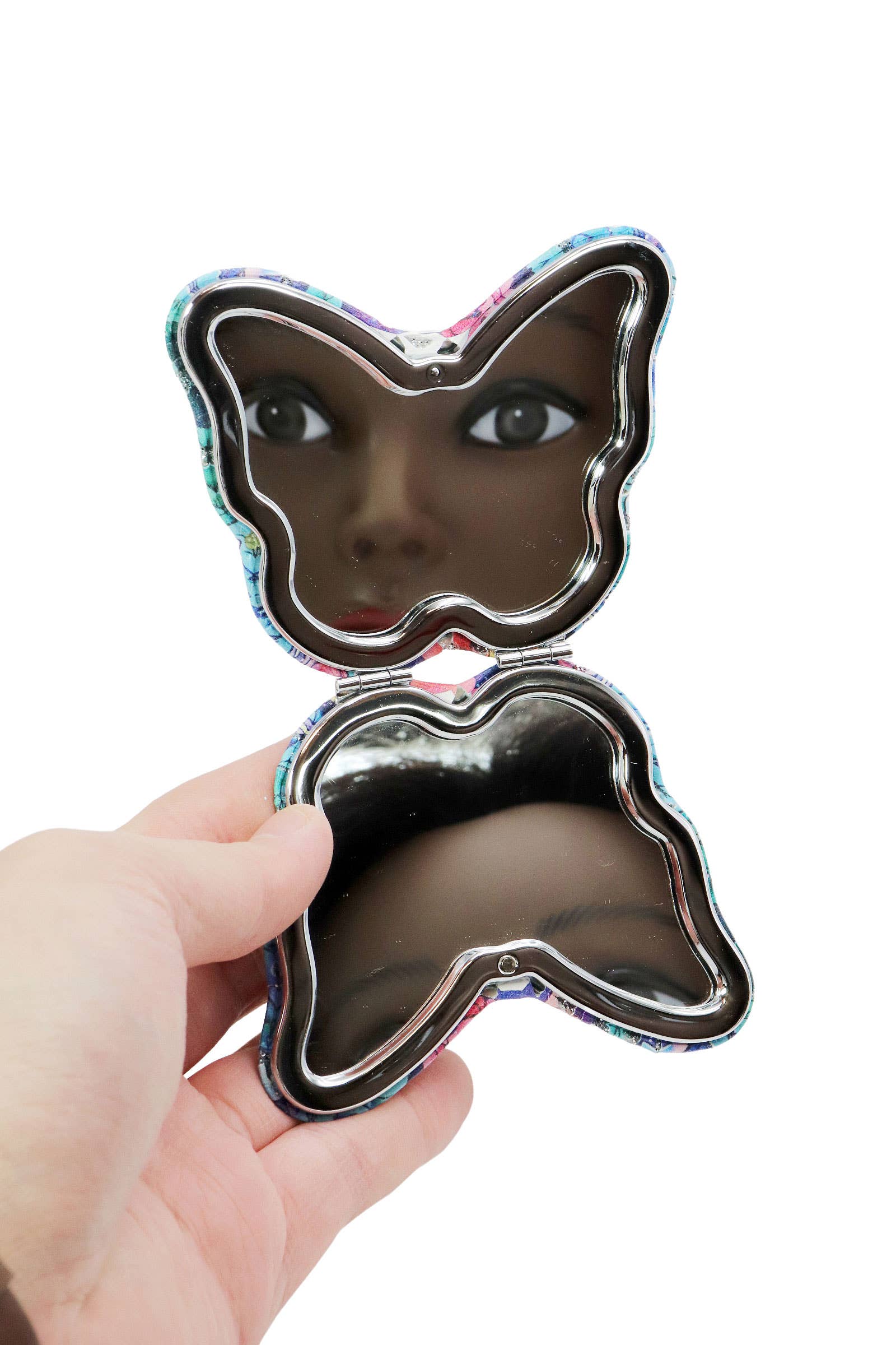 SORTIDAS Espelho Compacto Cosmético Floral Borboleta - 12 unid. para venda a revendedores na Faire5