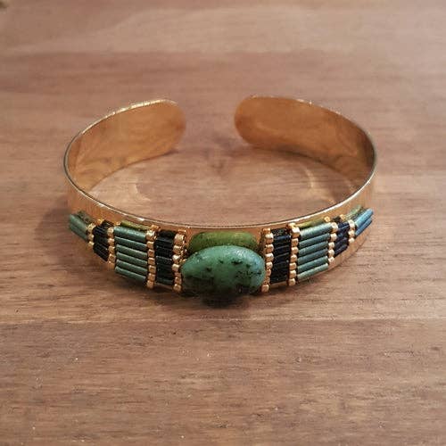 C'cedille - Venta al por mayor Pulseras tipo brazalete - Pulsera Osiris Ruby Zoisita