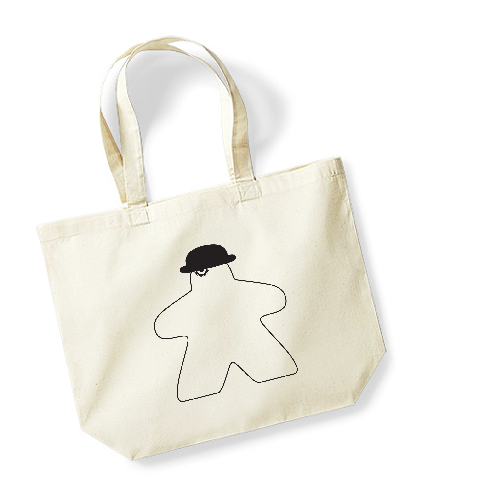 Meeplings | Handmade in Berlin - Wholesale Tote Bag - Unisex - Clockwork Meeple Extra Large Tote Bag1
