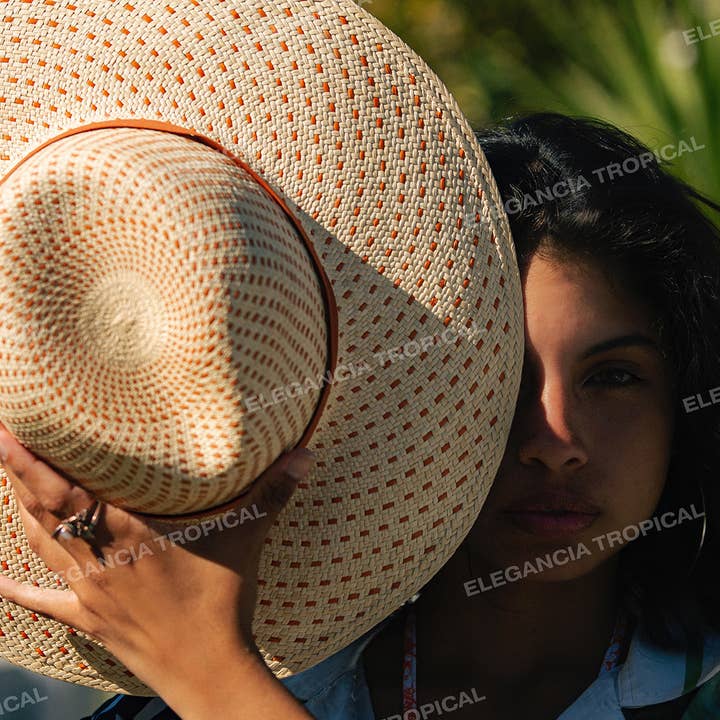 Elegancia Tropical Genuine Panama Hats – Engroshandel Stråhat – til kvinder – Inti - Panama-hat med bred kant i begrænset udgave5