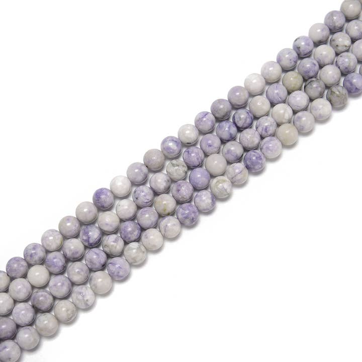 CRCBEADS - Wholesale Beads - Natural Sphalerite Smooth Round Beads Size 6mm 8mm 10mm 15.5'' Strand1
