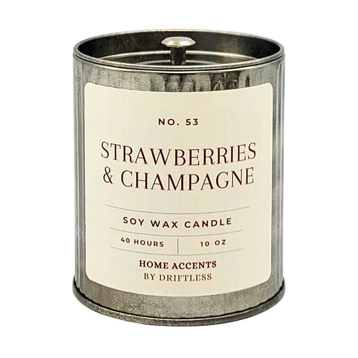 Strawberries & Champagne Candles Wholesale - Valentines Day for wholesale by Home Accents By Driftless