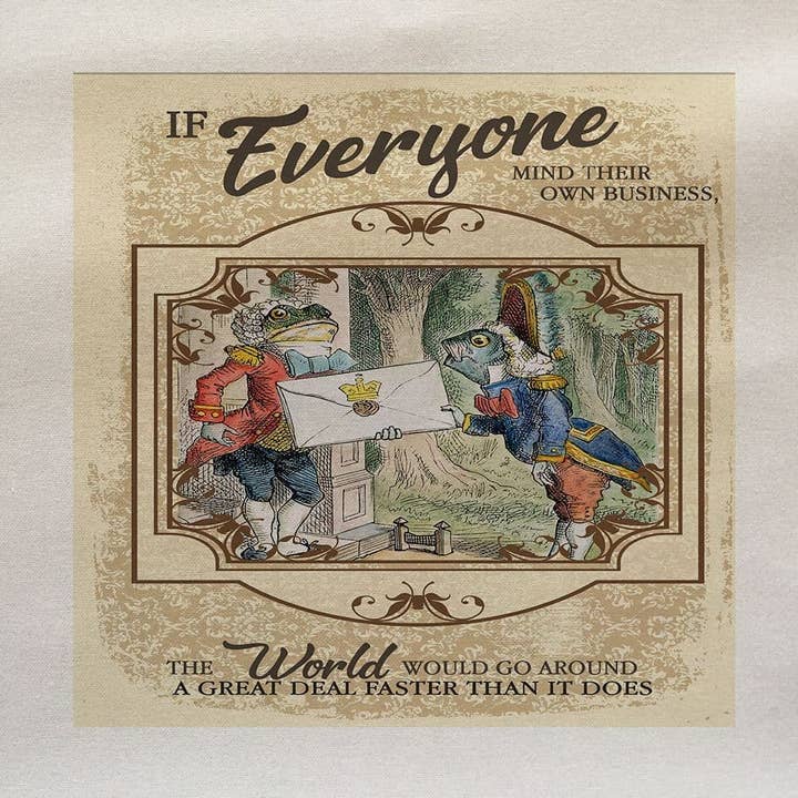 Hills Of Fabric – wholesale Fabric – If Everyone Minds Their Own Business Printed Fabric Panel