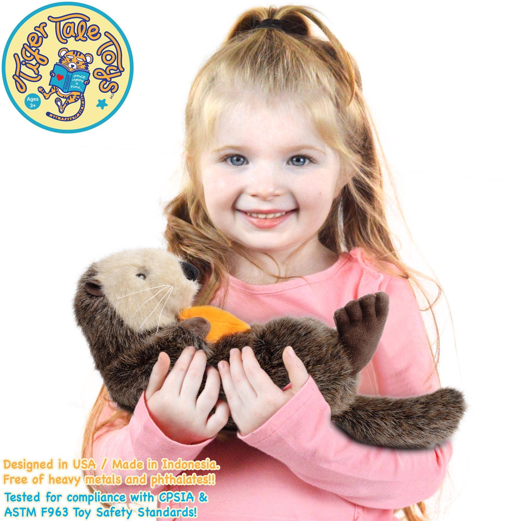 VIAHART Toy Co. – Großhandel Kuschel-/Plüschtier – Kind & Baby – Owen The Sea Otter | 13-Zoll-Plüschtier | Von Tiger2