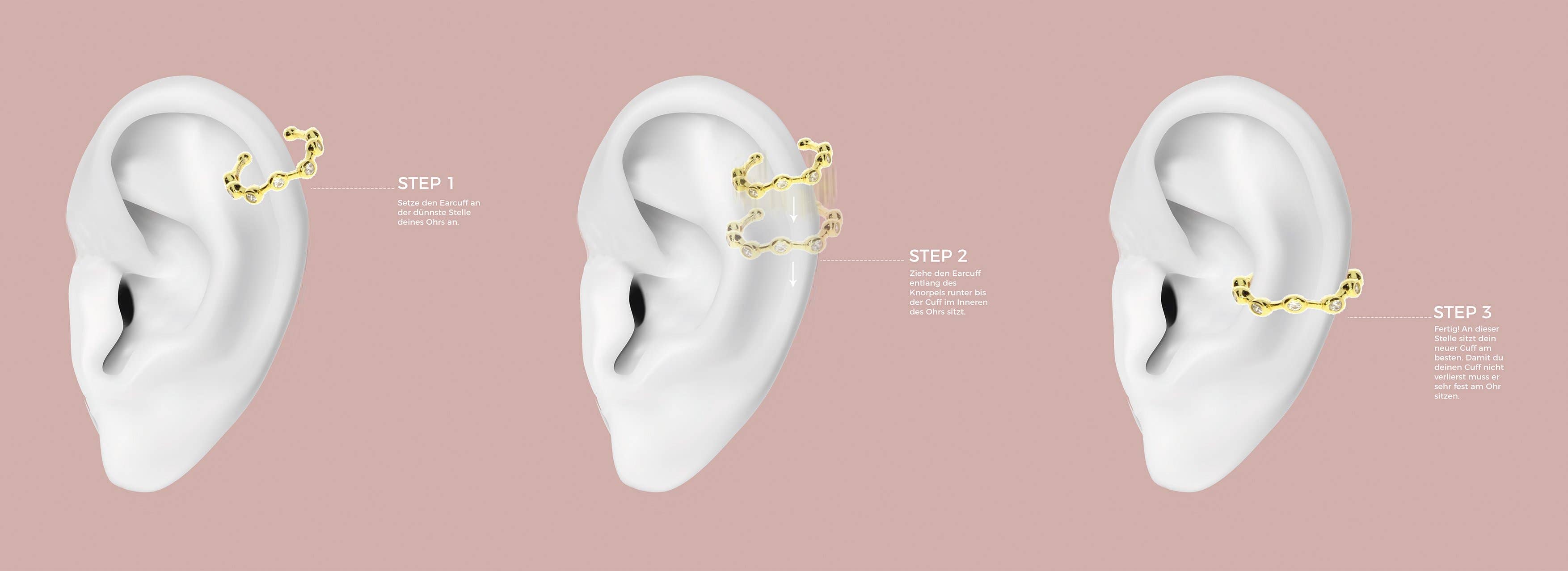 ZOECA jewelry – wholesale Cuff/wrap earrings – Daisy cuff8