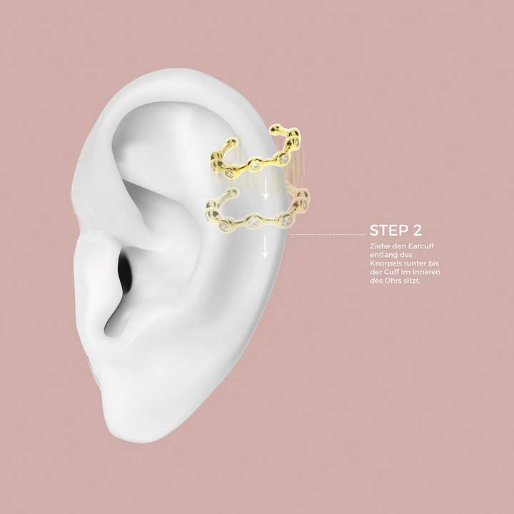 ZOECA jewelry - Wholesale Cuff/Wrap Earrings - Daisy cuff8