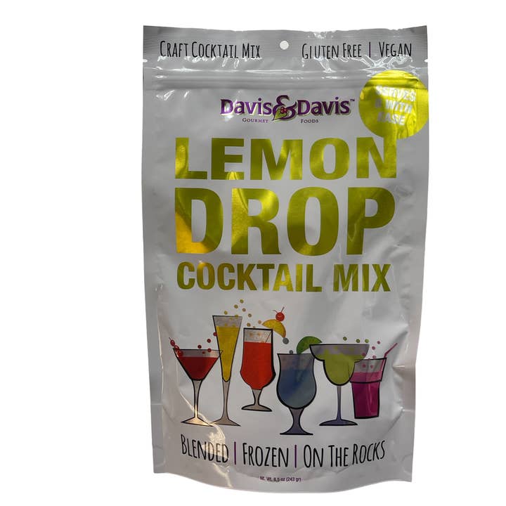 Davis & Davis Gourmet Foods – wholesale Cocktail mix/syrup – Lemon Drop Cocktail Mix - makes 1/2 Gallon